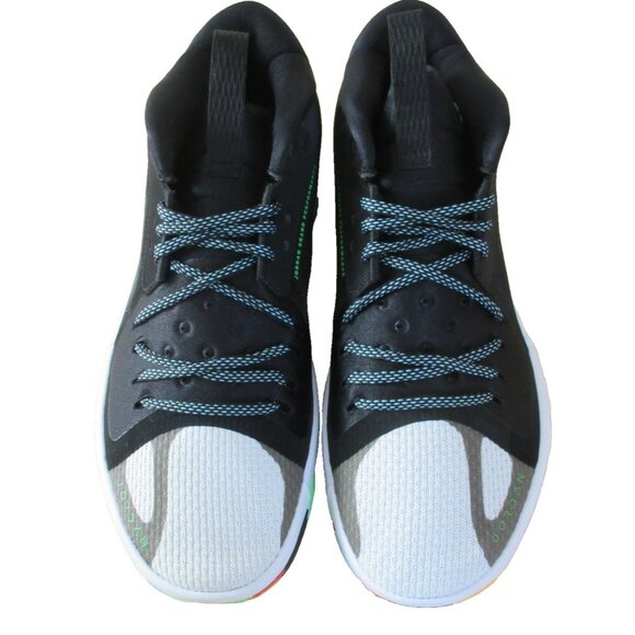 Jordan Men's Zoom Separate Basketball Shoes Black Laser Green Strike Sizes NIB - Picture 3 of 5